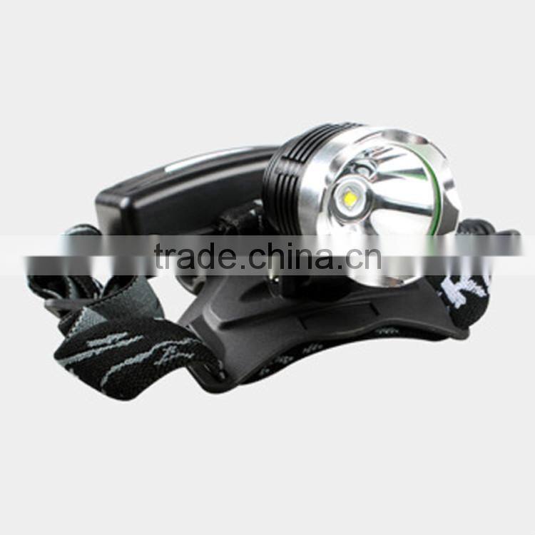 2x18650 rechargeable li-ion batteries ultrabright XML-T6 LED headlamp