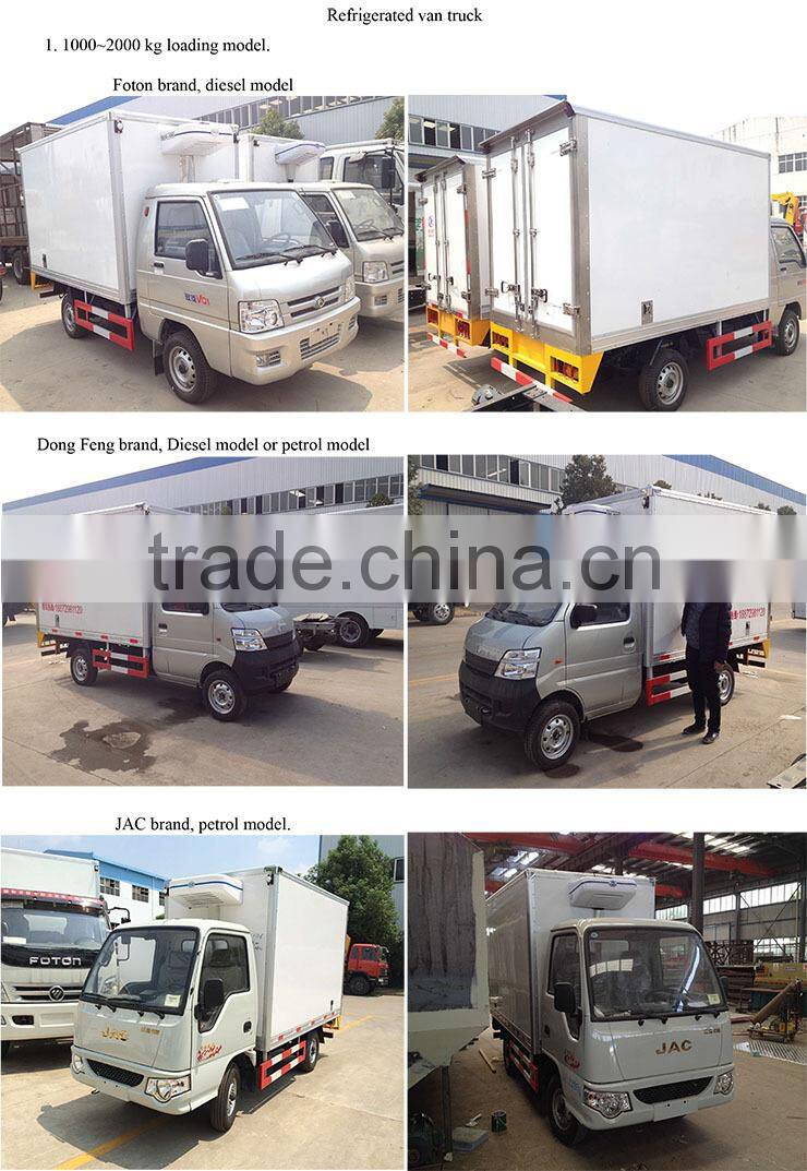 JAC refrigeator truck 20 ton, supermarket refrigerator freezer