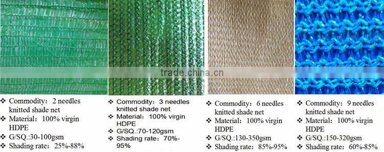 Best price agricultural greenhouse sun shade net