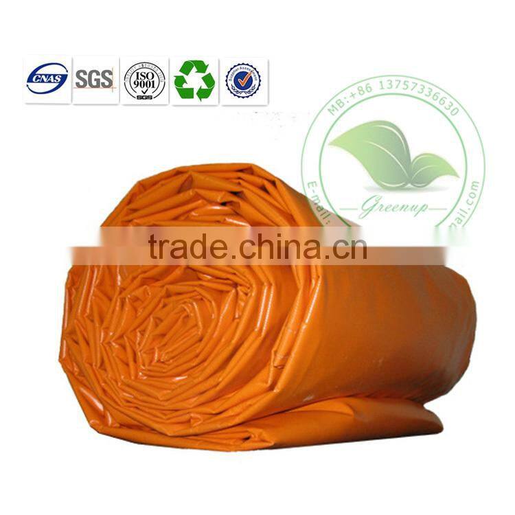 18OZ 18' X 27' Orange Flatbed Vinyl Tarps For Sale