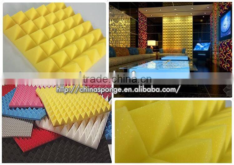 Hot sale Low Price Yellow Color Acoustic/Sound Insulation Foam