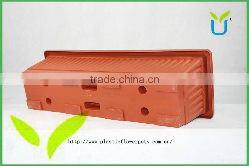 Rectangular plastic flower pot, plastic pot ,garden planters and pots.
