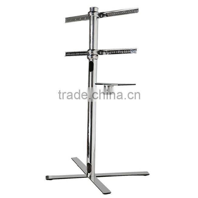LCD LED TV Stand with Universal Mounting System Stainless Steel TV Stand