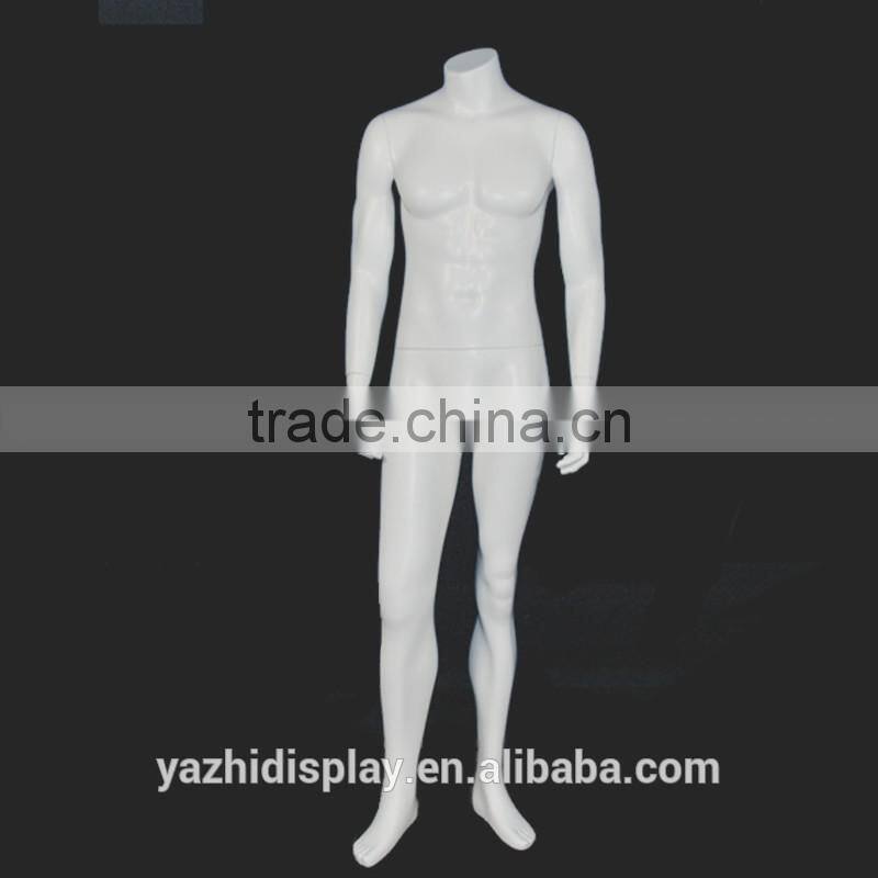 Fashion ghost headless display male mannequin for sale