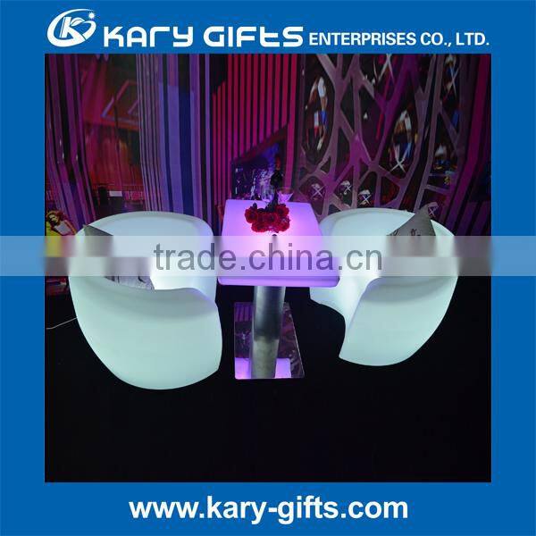 GLOW ILLUMINATED PUB LED BAR CHAIRS WITH LIGHT
