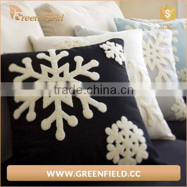 Snowflake printed pillow cover, christmas cushion covers