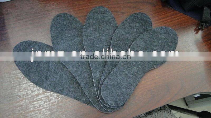 Sheep wool felt insole
