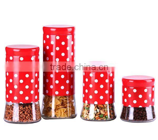 airtight glass jars with lid