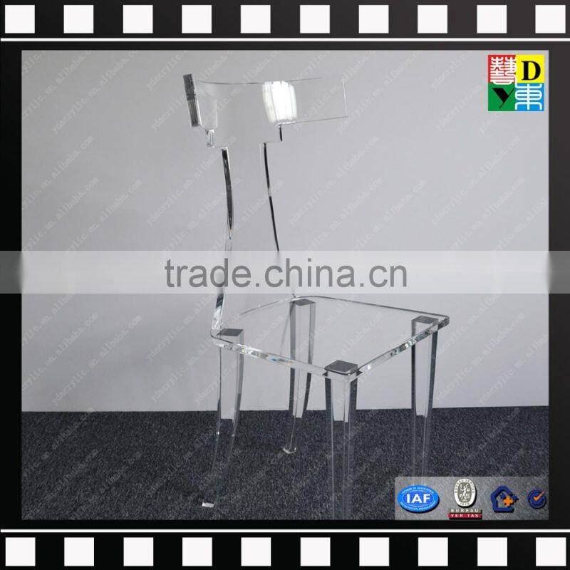 Customized modern transparent acrylic chairs in dining living room for home/hotel/restaurant from China