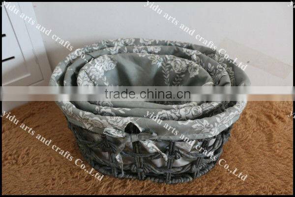 factory direct sales woven storage basket design