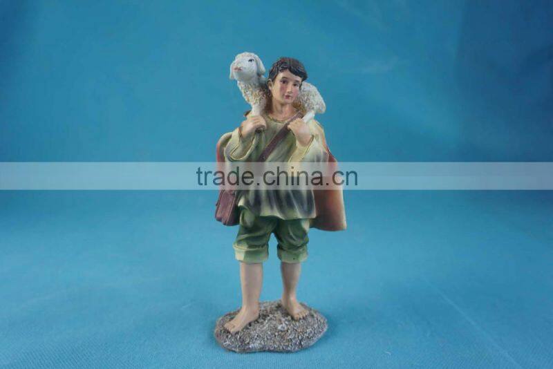 Polyresin sculpture as new home christmas ornament, interior decoration sculpture with different figures