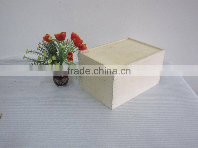 Unfinished Wood Box Without Lid Best Selling wood art craft