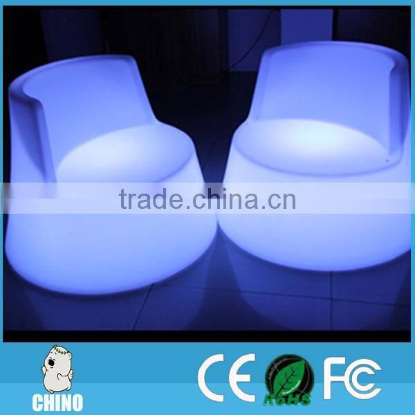 Arm LED Chair Loune Chair Coffee Chair with Table