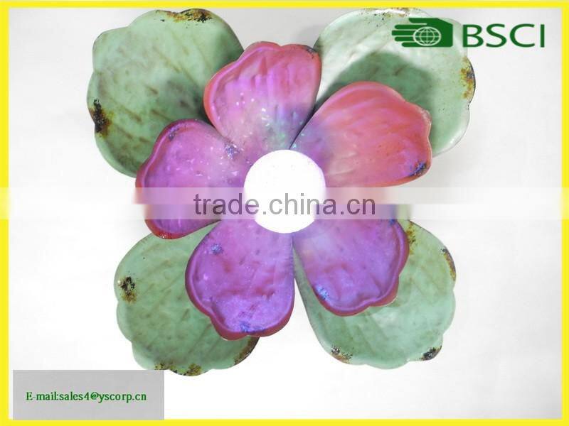 Metal Flower Statue Solar Garden Light Solar Home Light Solar Wall Light Solar Light Ball