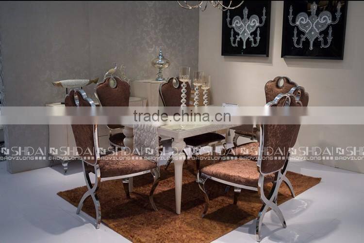 Tempered glass solid wood made in China dining table LV-A803A