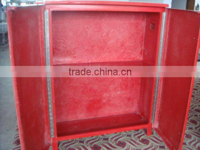 Glassfiber reinforced plastic GRP box fire extinguisher cabinet
