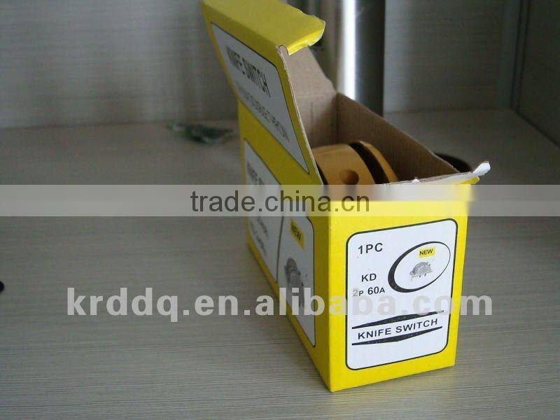 electrical double throw double pole porcelain/ceramic knife switch 2P30AD