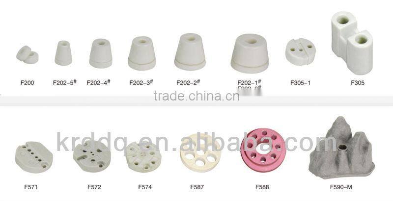 white color ceramic insulator
