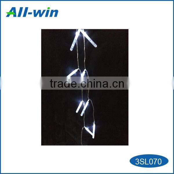 high-quality cyrstalline solar light with 10pcs color changing LED Holiday Lights Fairy Lights