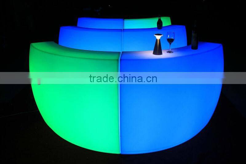 led bar counter/led bar table/led lighted furniture