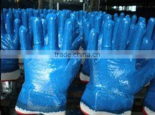 Widly used nitrile coated oil resistant work glove