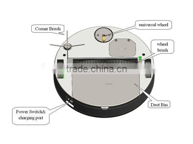 Robotic Vacuum Cleaner XR210, Robot Sweeper