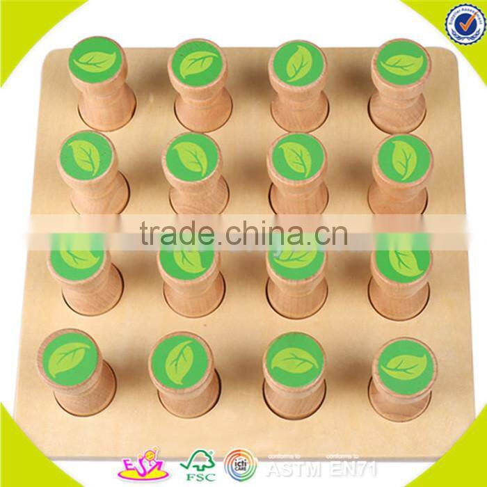 wholesale best sale baby wooden intellect block cheap kids wooden intellect block W13E048