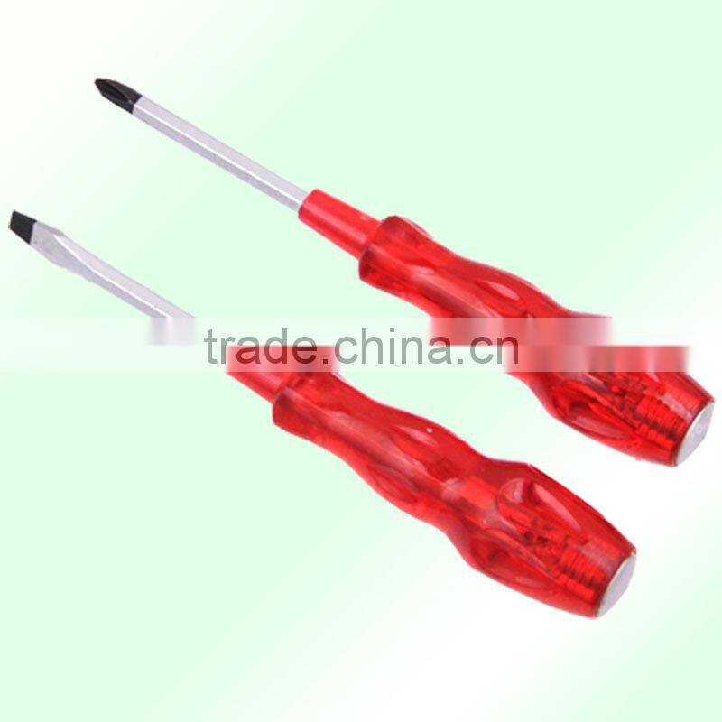 D1029 309 Red transparent wear heart handle with alone use screwdriver