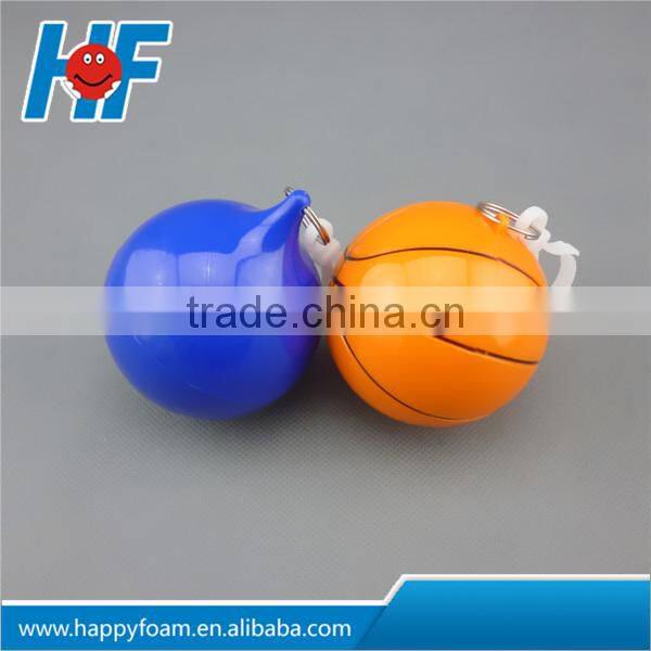 2016 Promotional rain coat basketball balls with hook