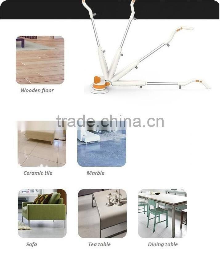 2016 MOPA new innovative multifunction pin electric mop waxer scrubber polisher auto-cleaning microfiber cleaner