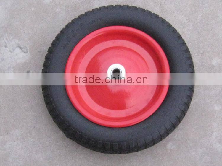 3.0-8 solid semi-pneumatic wheel directly from factory made in china