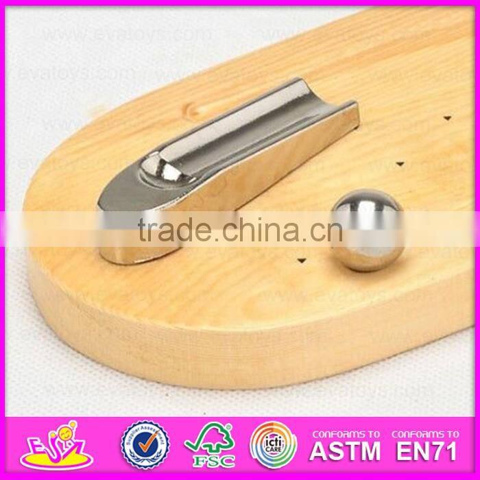 2016 new arrival kids wooden bowling,fashion children wooden bowing,pretend play baby wood bowling W01A155