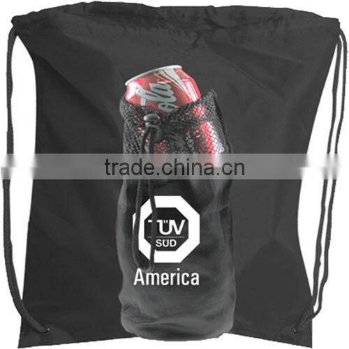 Bottle Polyester Drawstring Bag for Sport