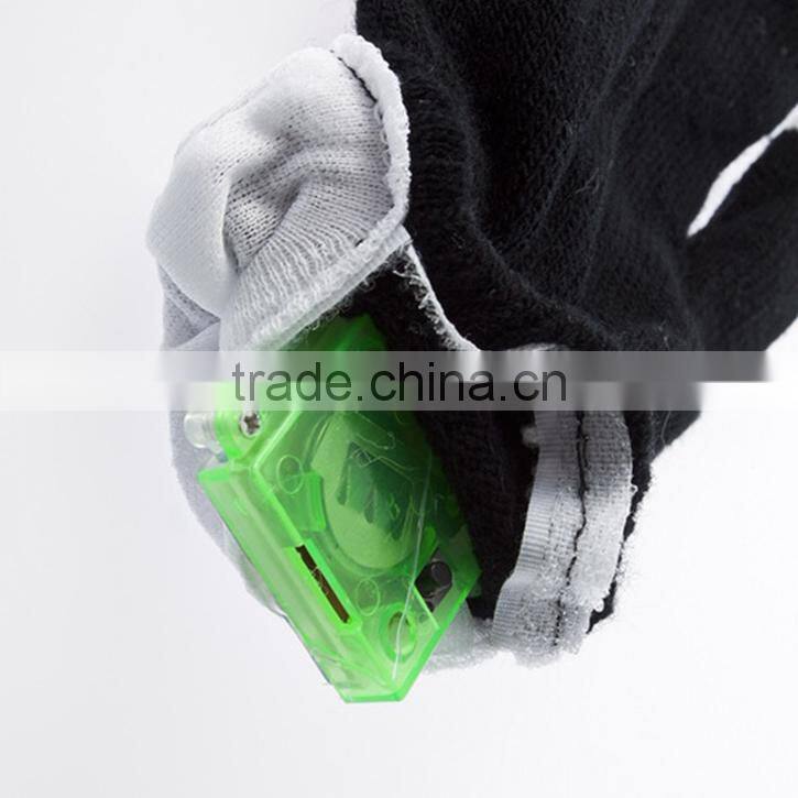 7 Mode Rave Light Finger Lighting Flashing Glow Mittens LED Protective Gloves