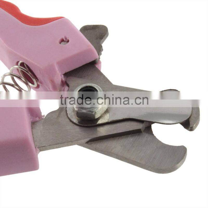 Finger Nail Clippers Handle Pet Dog Cat Nail Claw Clippers Scissors Shears Grooming Cutters tool