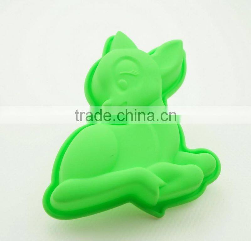 11188 FDA/LFGB Deer Shape Silicone Cake Mold