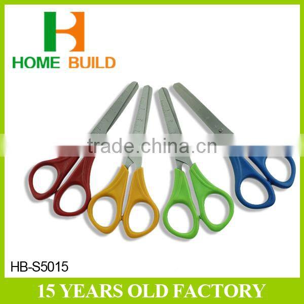 Factory price HB-S5015 5" student scissors Graduated blade student wholesale scissors