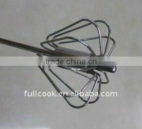 Semi-automatic stainless steel egg beater
