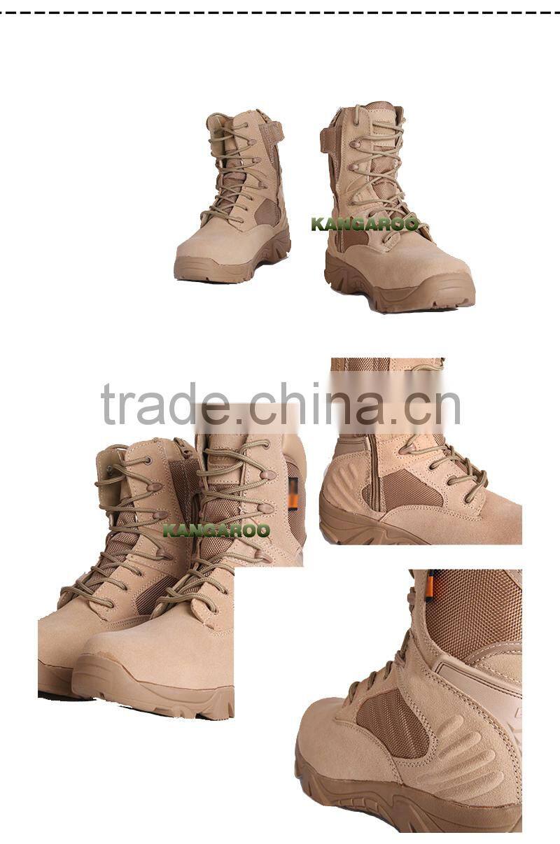 Custom Made Laced Military Mountain Boots