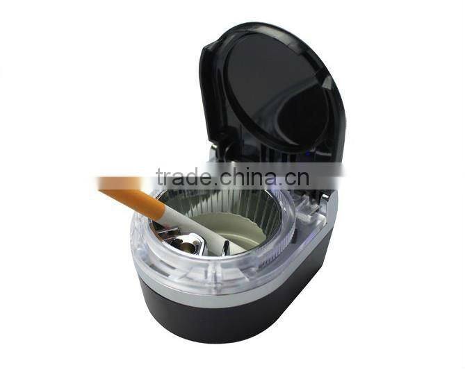 Car ashtray wth blue led