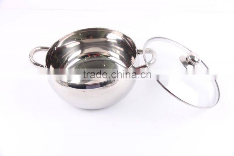 metal stainless steel cooking pans and pots , 12 pcs Cooware sets