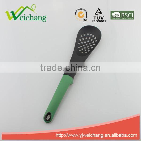 WCJ320G Premium Nylon utensils SLOTTED SPOON Cooking Utensil Gadgets Set with Storage Stand (Multi-color)