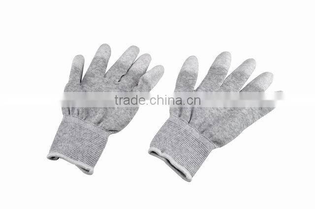white carbon fiber gloves in PE bag