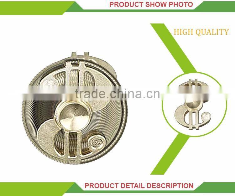 New arrival fingertip gyroscope toy brass musical note spinner blades