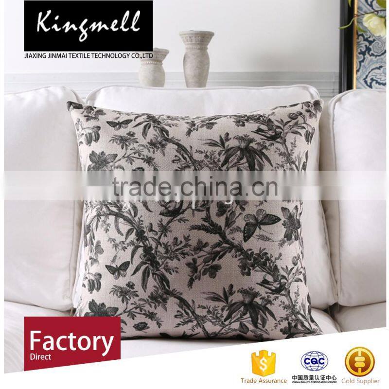 Cushions home decor pillow with digital printing customizable