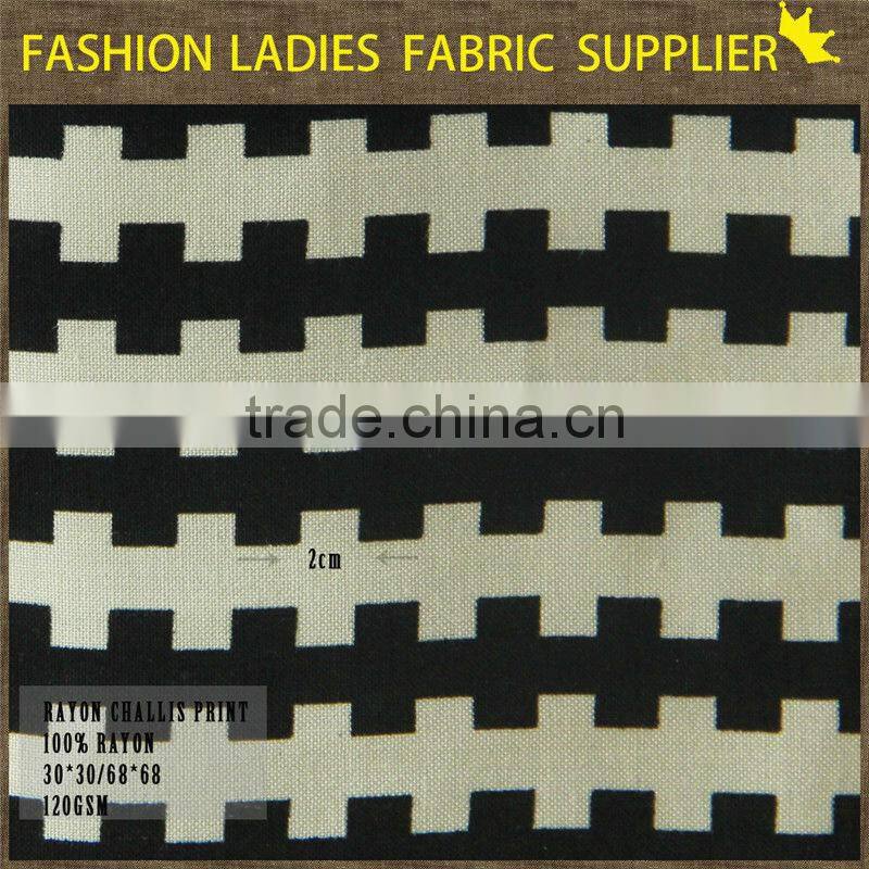 2014 Best Seller Rayon Fabric Suppliers, Printed Rayon Viscose Fabric