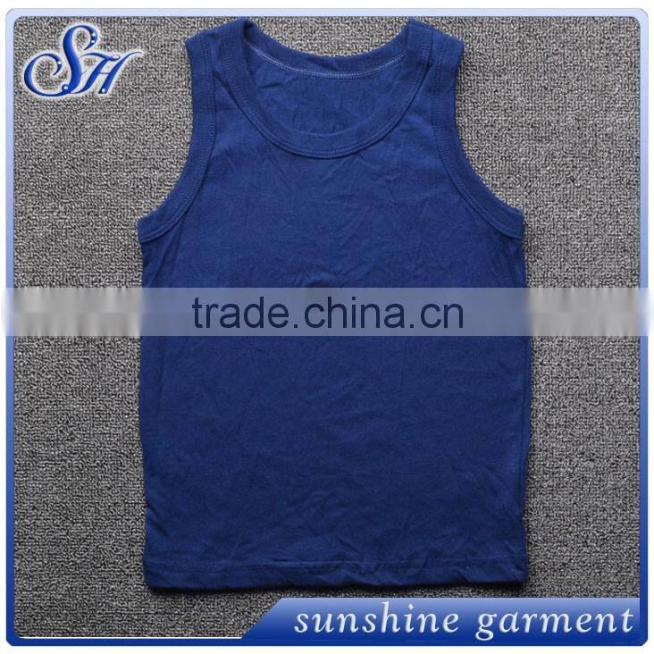 YS0153 Hot Sale Color stripe Plastic Kids T-shirt