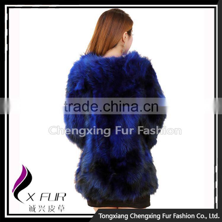 CX-G-A-18A 2016 New Real Raccoon Dog Fur Real Fur Jacket