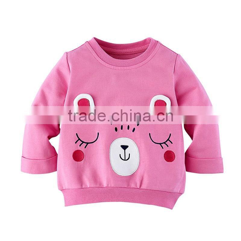 2017 Mom And Bab fashion baby kids clothes 100%cotton Girl T-shirt wholesale price cheap dress