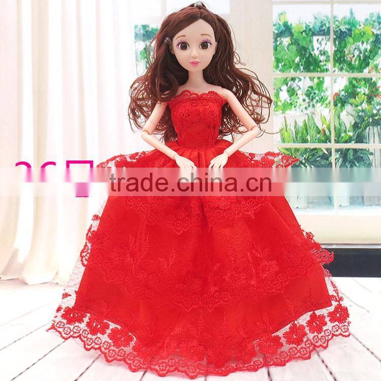 Wholesale 29cm barbie doll dress up games for girls